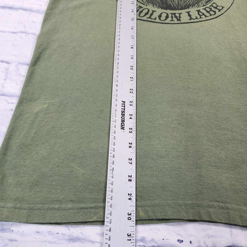 Bayside Mens Size Xl Green T Shirt Skeleton Come Tale It Molon Labe Vintage 90s View 4